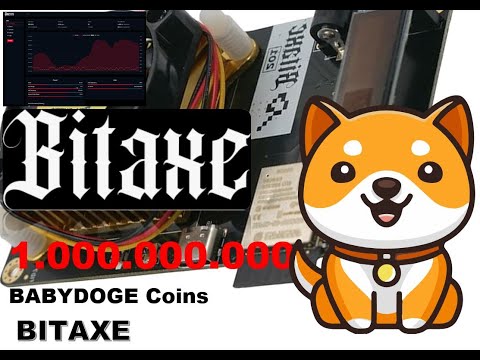 1.000.000.000 BabyDoge Coins mit 2 Th/s (Sha256) BITAXE Bitcoin Lotterie Miner. Update nach 28 Tagen