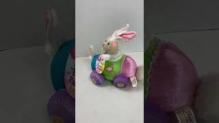 Dan Dee Easter Parade Plush Bunny Car