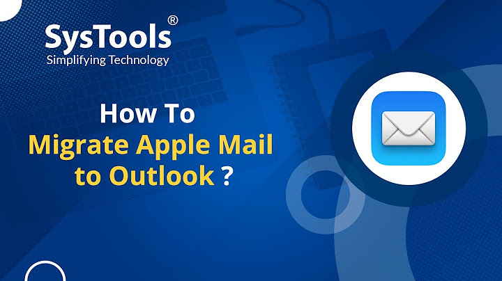 Cách chuyển dữ liệu outlook sang mac os