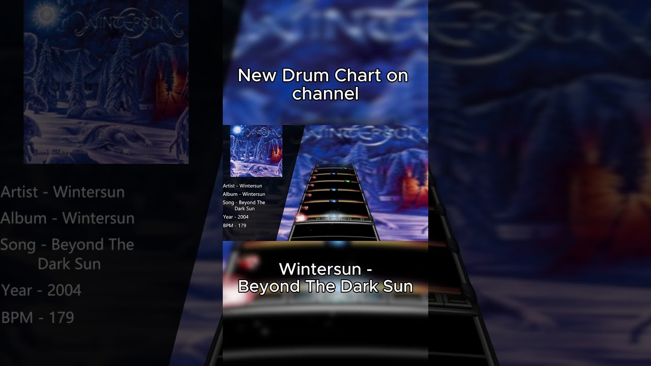 Wintersun - Beyond The Dark Sun (Drum Chart) 