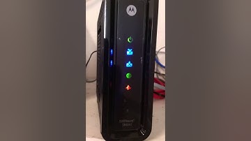 Red light flashing on Motorola SB6141 cable modem
