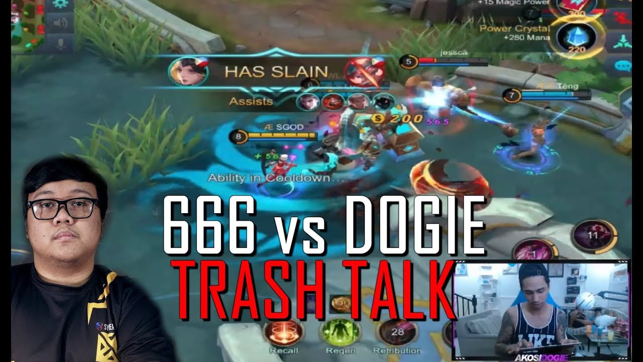 DOGIE против 666 ANON TRASH TALK - MOBILE LEGENDS - РОЗЫГРЫШ 1000 АЛМАЗОВ - РАНГ - LUNOX - ГЕЙМПЛЕЙ