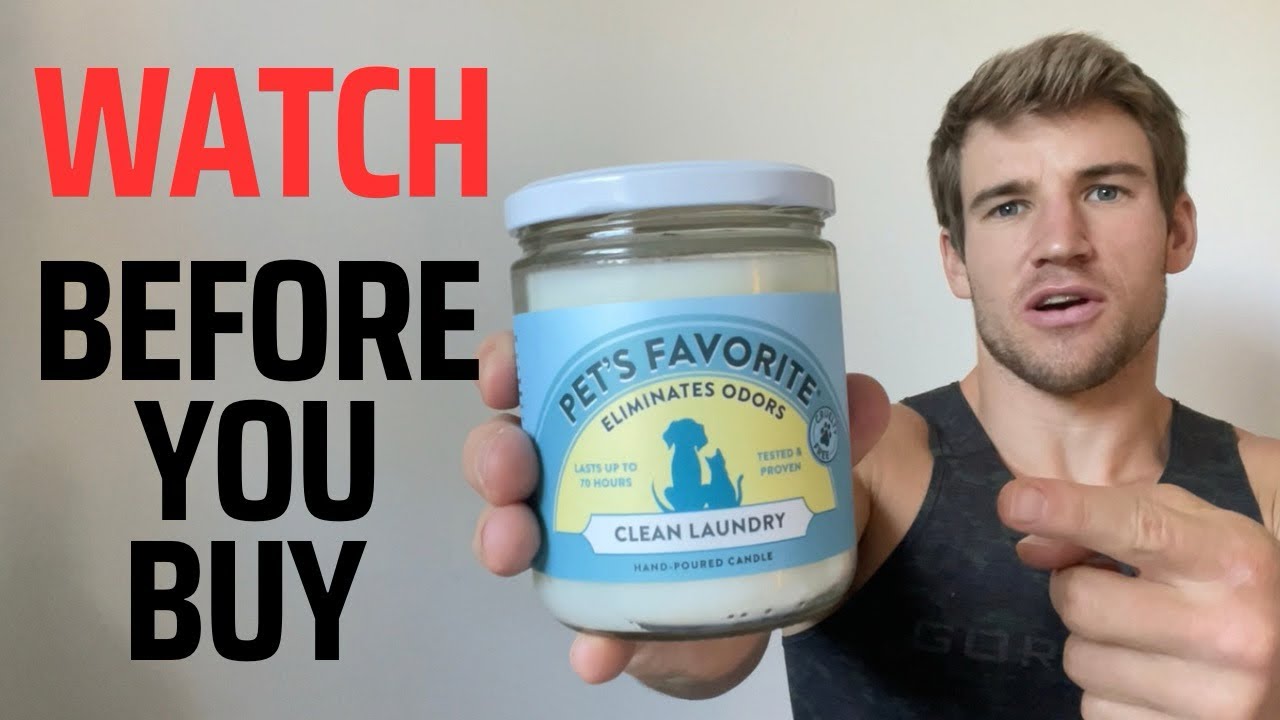 Honest Review of Pet's Favorite - Tested & Proven - Odor Eliminating Candle