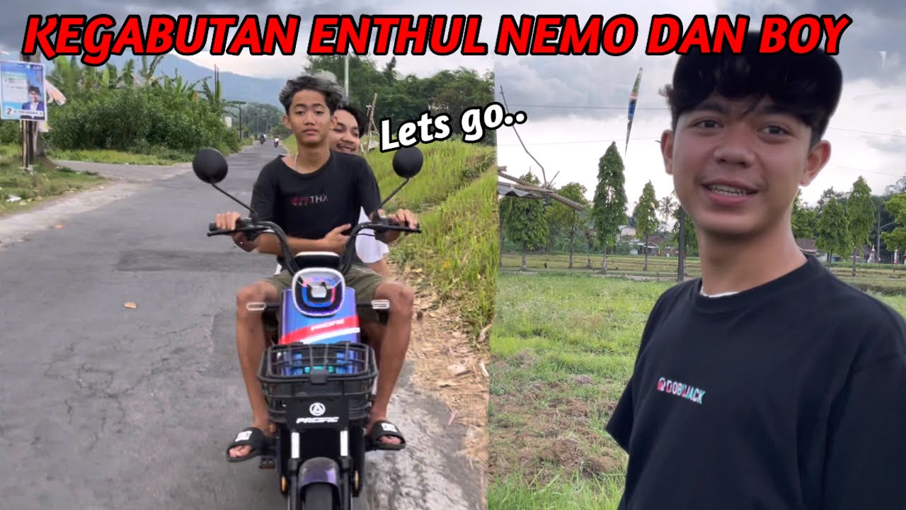 KONTEN GABUT || KEGABUTAN NEMO ENTHUL DAN BOY