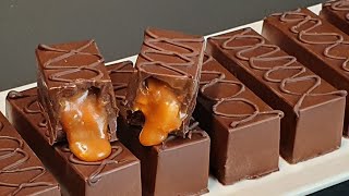 Chocolate com amendoim e caramelo! Receita incrivelmente deliciosa e fácil de fazer