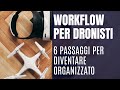 WORKFLOW per DRONISTI | 6 SEMPLICI PASSI.
