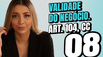 VALIDADE DO NEGÓCIO JURÍDICO
