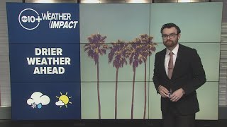 California Weather: Thunderstorms and snow on Tuesday then drier weather into April