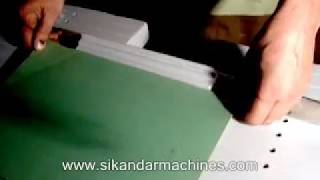 File Creasing Machine