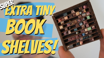 TRASH BUILD: MINIATURE BOOKSHELVES How to make a great universal scatter terrain for every occasion!