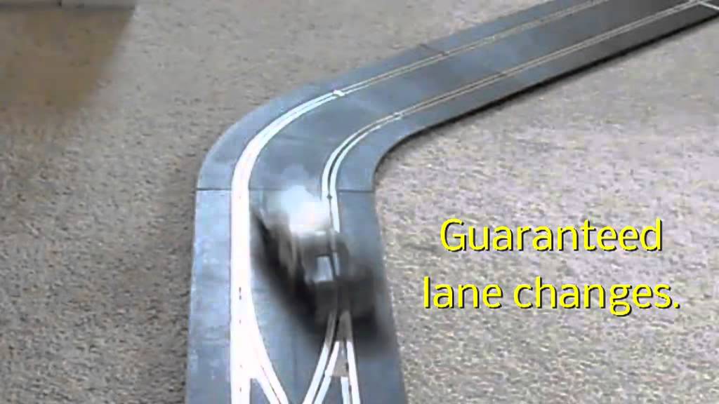 scalextric digital lane change