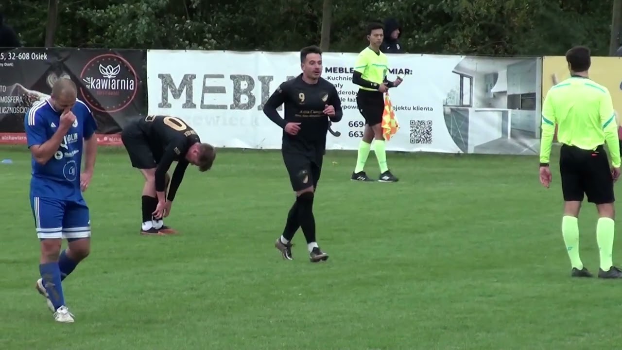 Brzezina Osiek - Niwa Nowa Wieś. Skrót meczu.