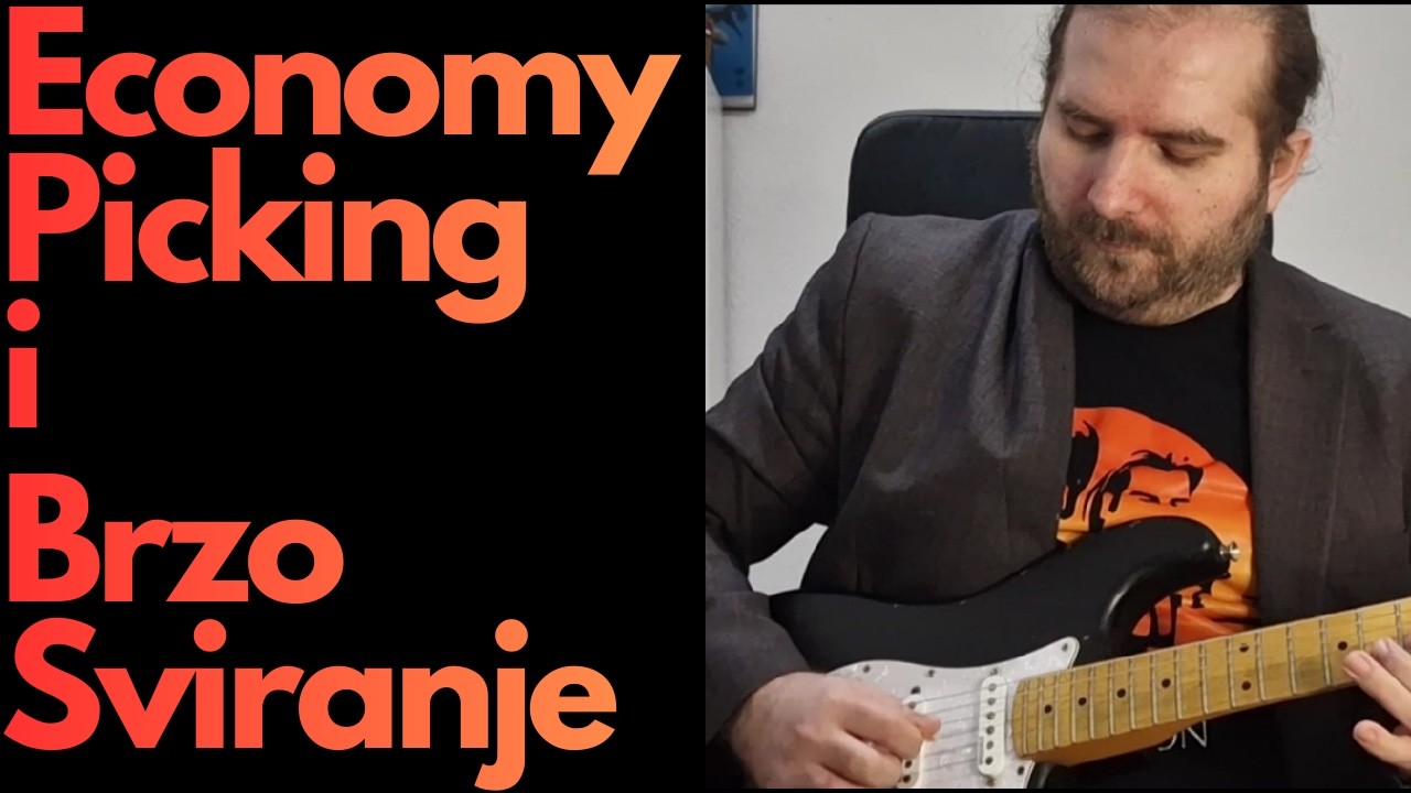 Jednostavna Tehnika za brzo sviranje - Economy Picking | Deo 1