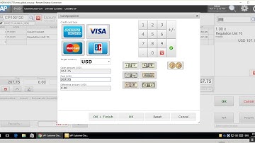 SAP Customer Checkout - Sales Card Transaction