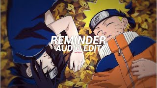 The Weeknd - Reminder Edit Audio