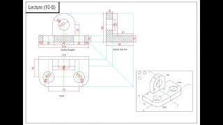 Engineering Drawing Lecture 10-B | رسم هندسي