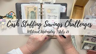 Cash Stuffing | Wildcard Wednesday | Budget Games, Binder Fun & Unexpected Savings | $150