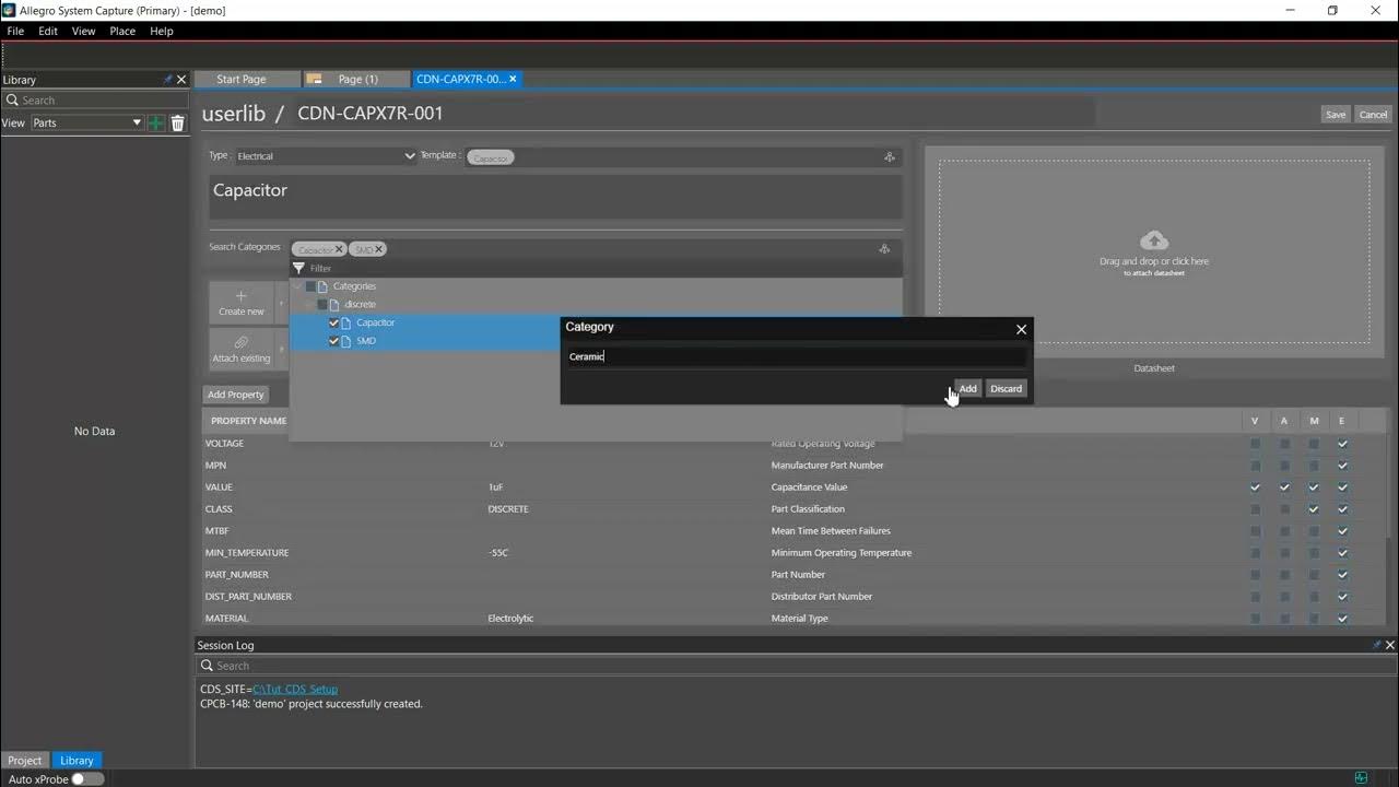Creating a New Part in Allegro System Capture - YouTube