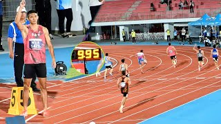 陳玟溥🥇100公尺決賽 9秒95(超風速)🏟️2025\/10\/20 114年全國運動會 雲林田徑場