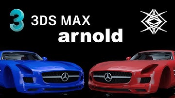Texture Car with Arnold 3dMax 2018 software the EASY-WAY in Hindi
