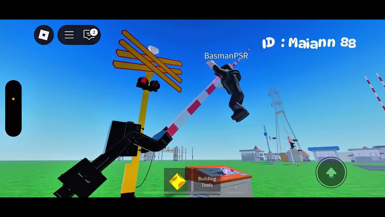 PALANG UNIK‼️ MAP : BUILD A INDONESIA RAILROAD CROSSING (MANNY MODELS) GAME ROBLOX