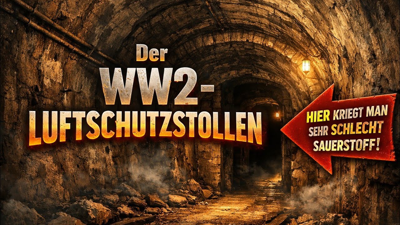 LOST PLACE/Der WW 2 Luftschutzstollen/Hier ist es wie in einen Labyrinth 🤯😮‍💨