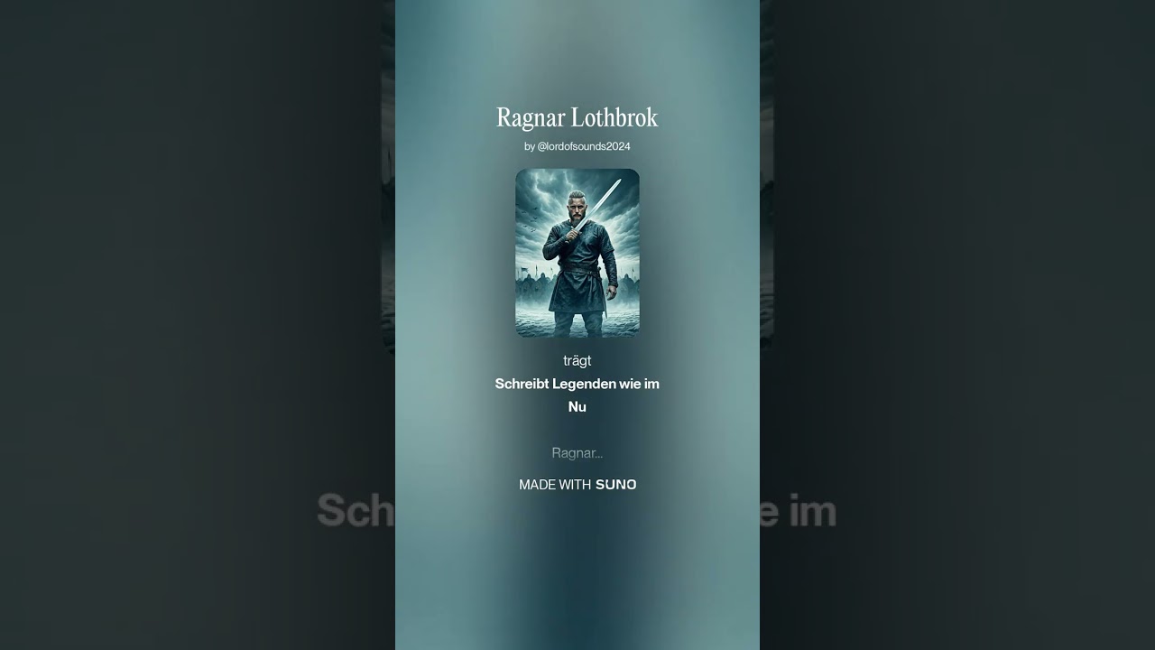 🛡️ RAGNAR LOTHBROK – German Viking Hero Anthem 🛡️