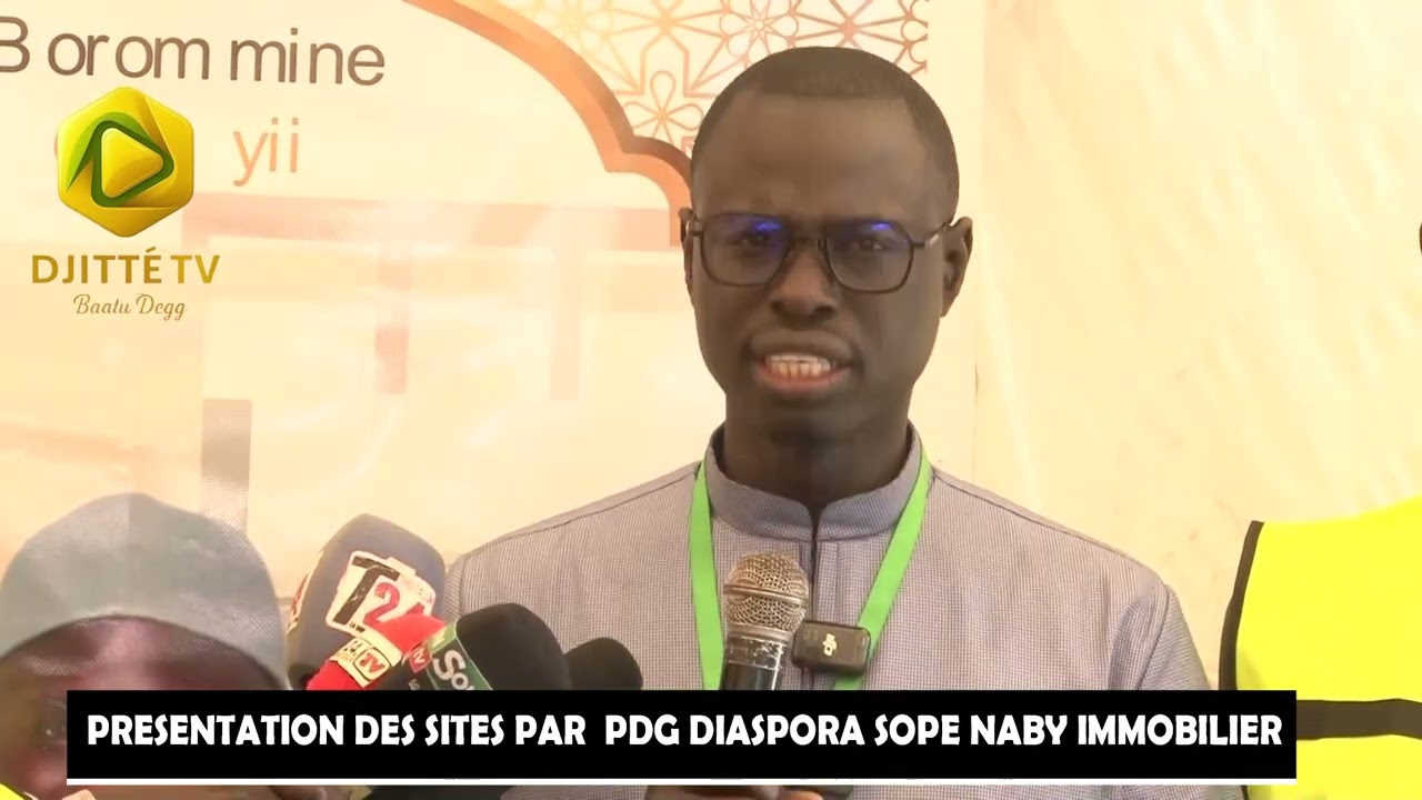 PRESENTATION DES SITES D'HABITATS DIASPORA SOPE NABY  IMMOBILIER