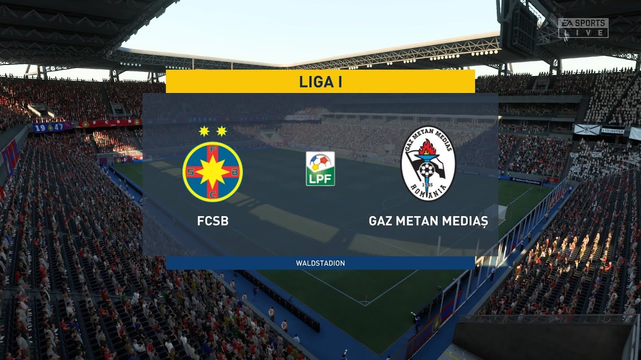 Fifa 21 Fcsb Vs Gaz Metan Medias Romania Liga 1 07 03 2021 1080p 60fps Youtube