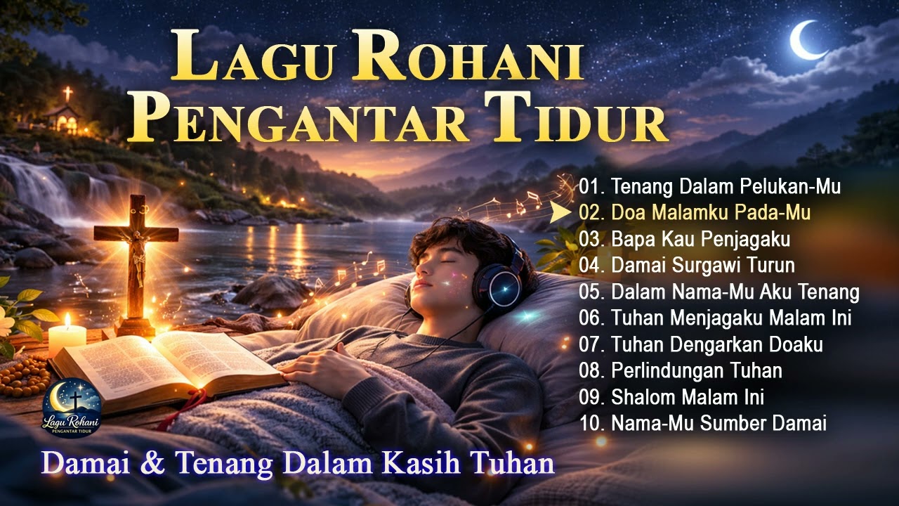 Lagu Rohani Pengantar Tidur 🌙 1 Jam Lagu Rohani & Lagu Tidur Paling Menenangkan Sebelum Istirahat