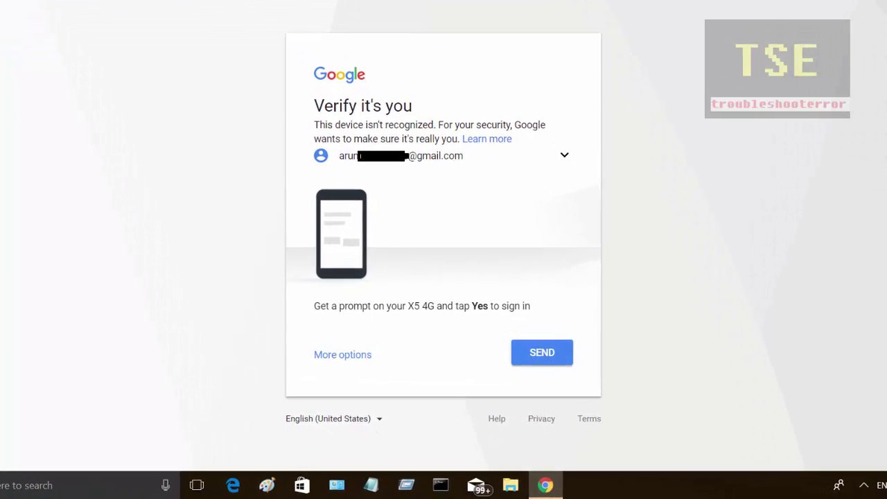 Verify It S You This Device Isn T Recognized Google Account Sign In Youtube