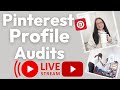Live: Pinterest Profile Audit