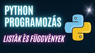Python programozás tanfolyam - alapok - IV. rész