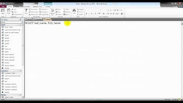 Intro to SQL in Access.wmv