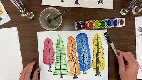 Folk Art Trees 🌳