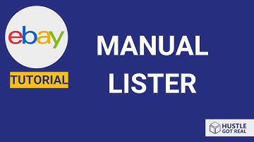 eBay - Manual lister