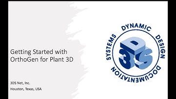 Webinar:  Getting Started with OrthoGen for Plant 3D