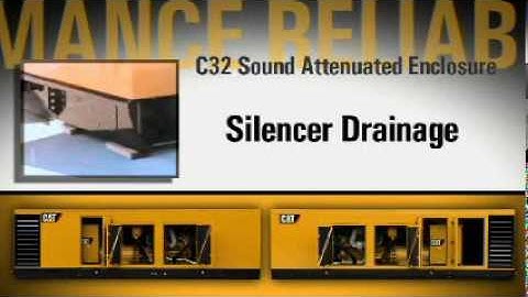 Electric Power | Cat® C32 Generator Set Enclosure