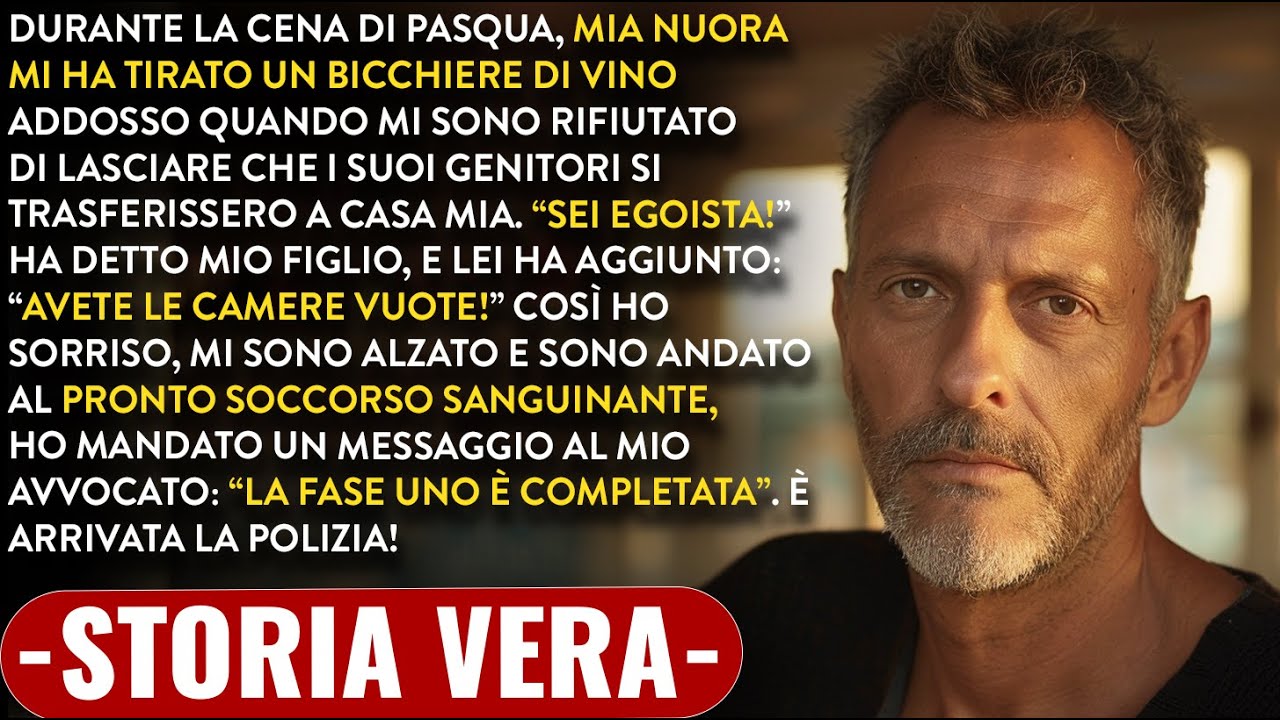 "Sei Egoista!"Disse Mio Figlio, E Sua Moglie Mi Tirò Il Vino Addosso | Così Scrissi Al Mio Avvocato!