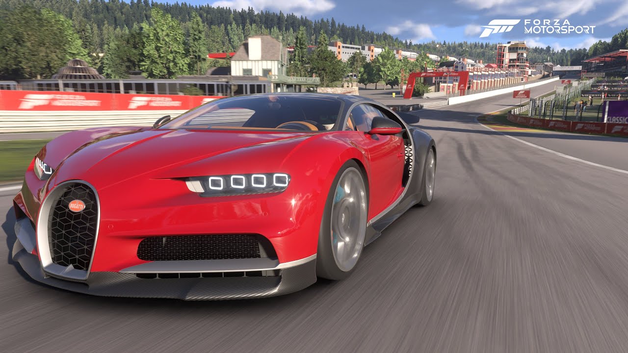 2018 Bugatti Chiron in single player \ Forza Motorsport
