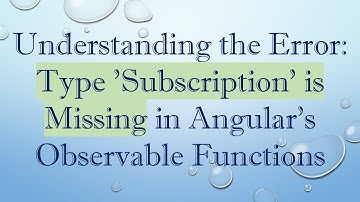 Understanding the Error: Type 