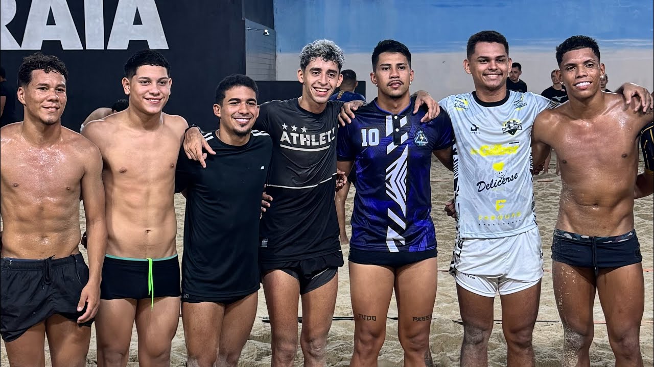 Desafio sem shark - Everton e Dondon X Juninho e MC #01partida #ftv #futevolei 