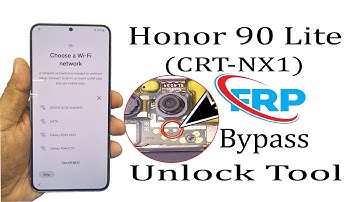 Honor 90 Lite (CRT-NX1) FRP bypass Unlock tool