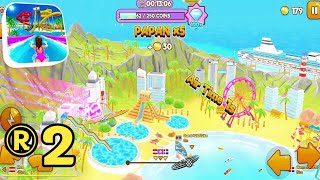 Uphill Rush Waterpark Part 2 - Game Play Walkthrough - iOS Android All Levels News screenshot 4