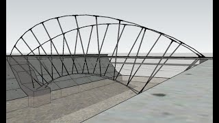 Puente/Bridge Sketchup + Component Stringer + Sandbox