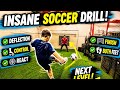 INSANE Soccer Drill That Fixes Your First Touch FAST ⚡ (Chaos Board Upgrade!)