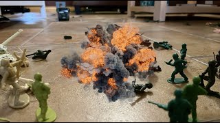 Army Men Battle for the Living Room | Army Men Stop Motion