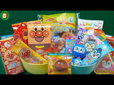 【ASMR】アンパンマンお菓子➕クリームパン開封で極上の音体験 Anpanman Candy Unboxing✨