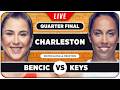 BENICIC vs KEYS • WTA Charleston 2026 • LIVE Tennis Watchalong
