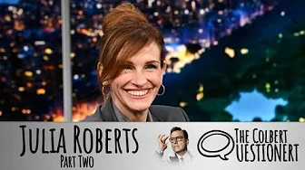 Julia Roberts Takes The Colbert Questionert - Part Two